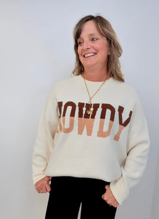 Howdy Graphic Sweater