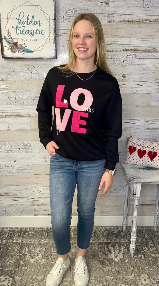 Love Luxe Chenille Pullover