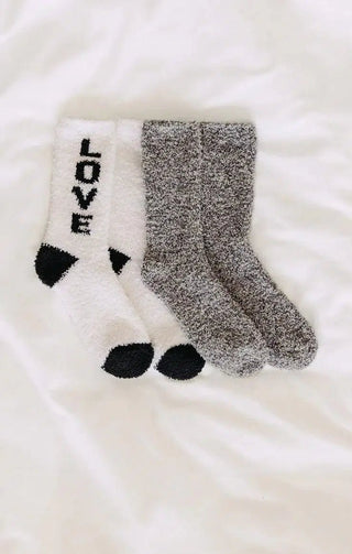 2 - Pack Love You Socks - Shop Hidden Treasure Boutique