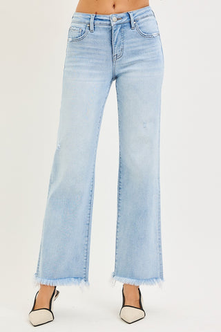 Tummy Control Ankle Straight Leg Jeans