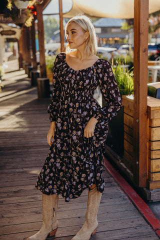 Greer Dress - Blue Loom