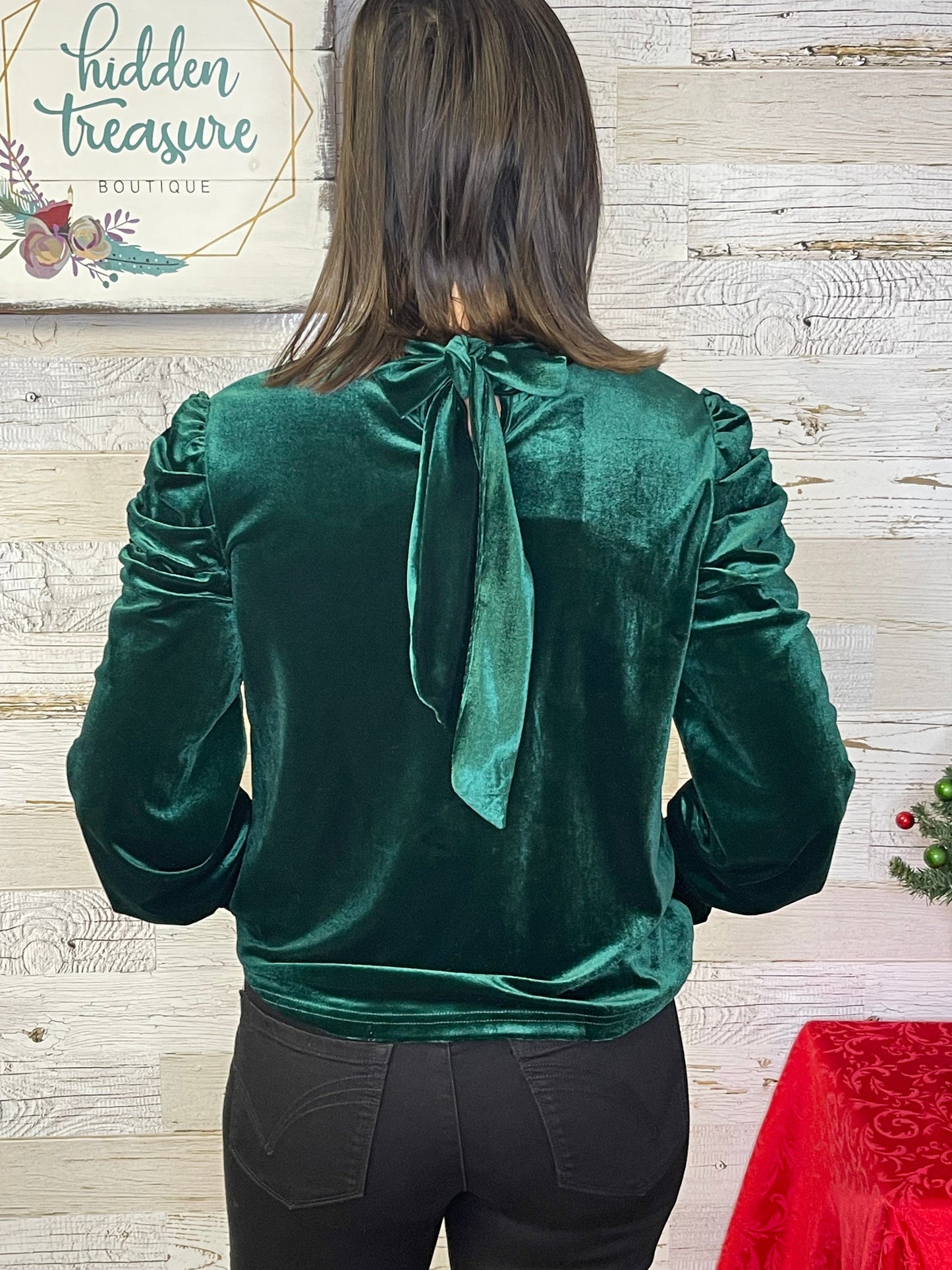 Molly Velvet Blouse