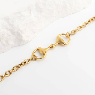 Horsebit Bracelet: Gold