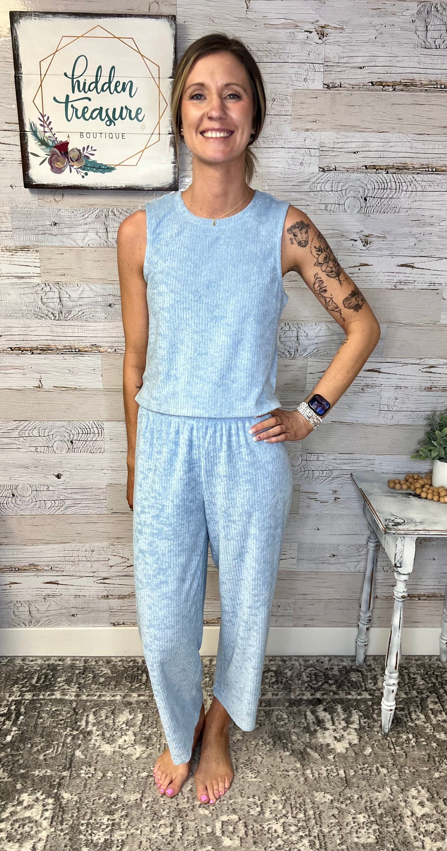 Beachy Blue Jay Pant