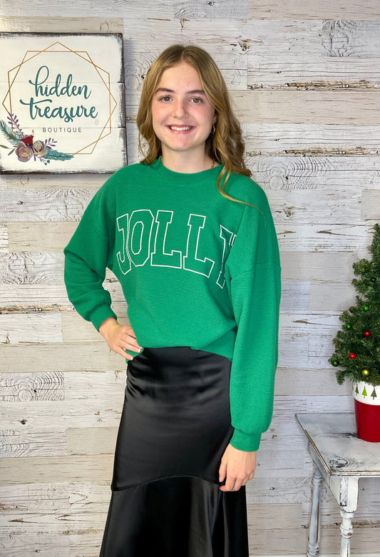 "Jolly" Green Sweatshirt