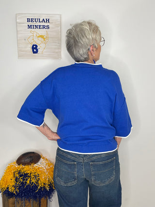 Blue Go Team Quarter Zip