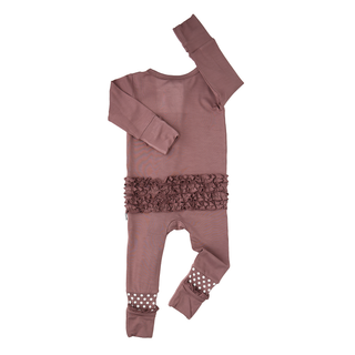 Mauve One Piece Bamboo Baby Outfit
