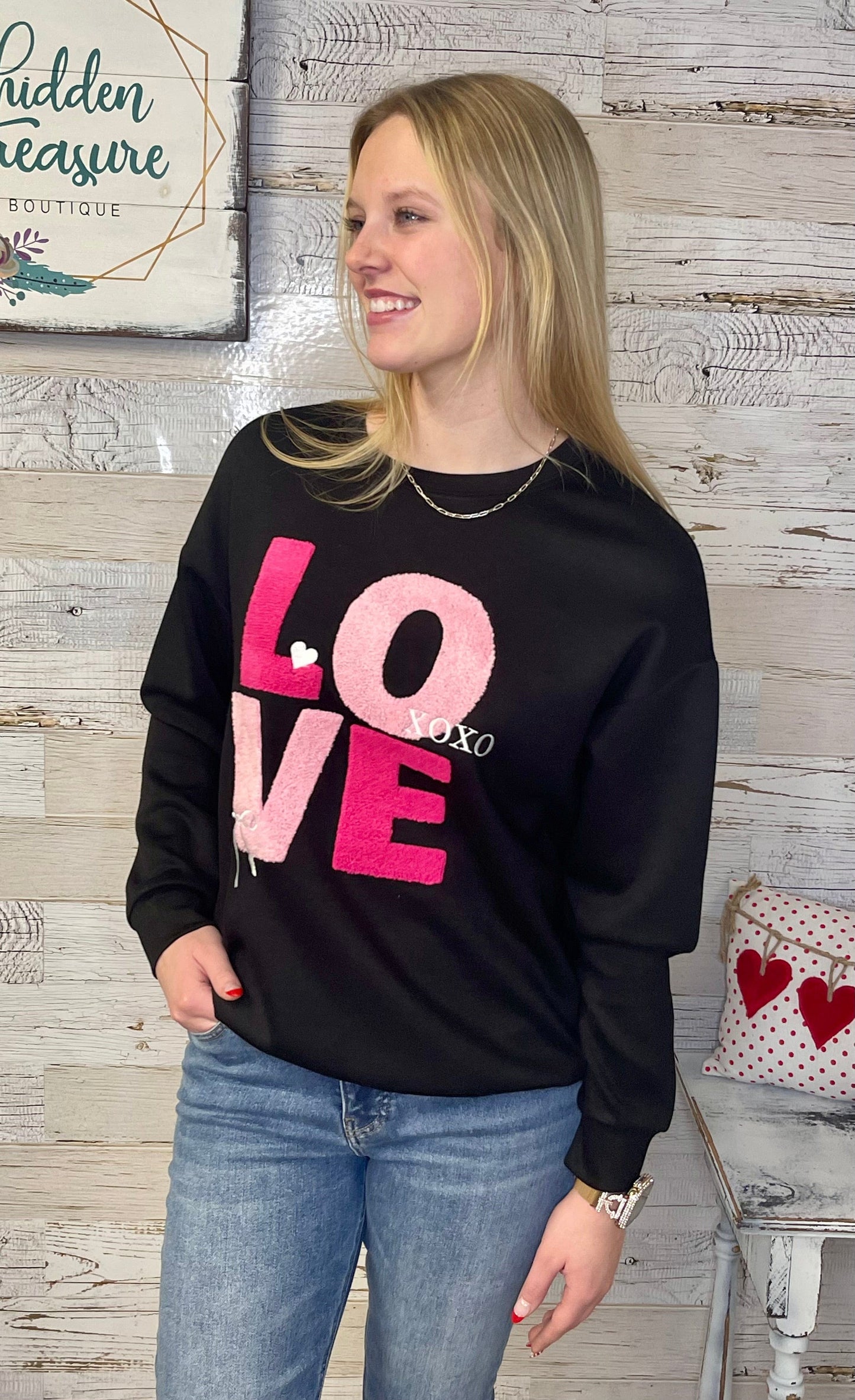 Love Luxe Chenille Pullover