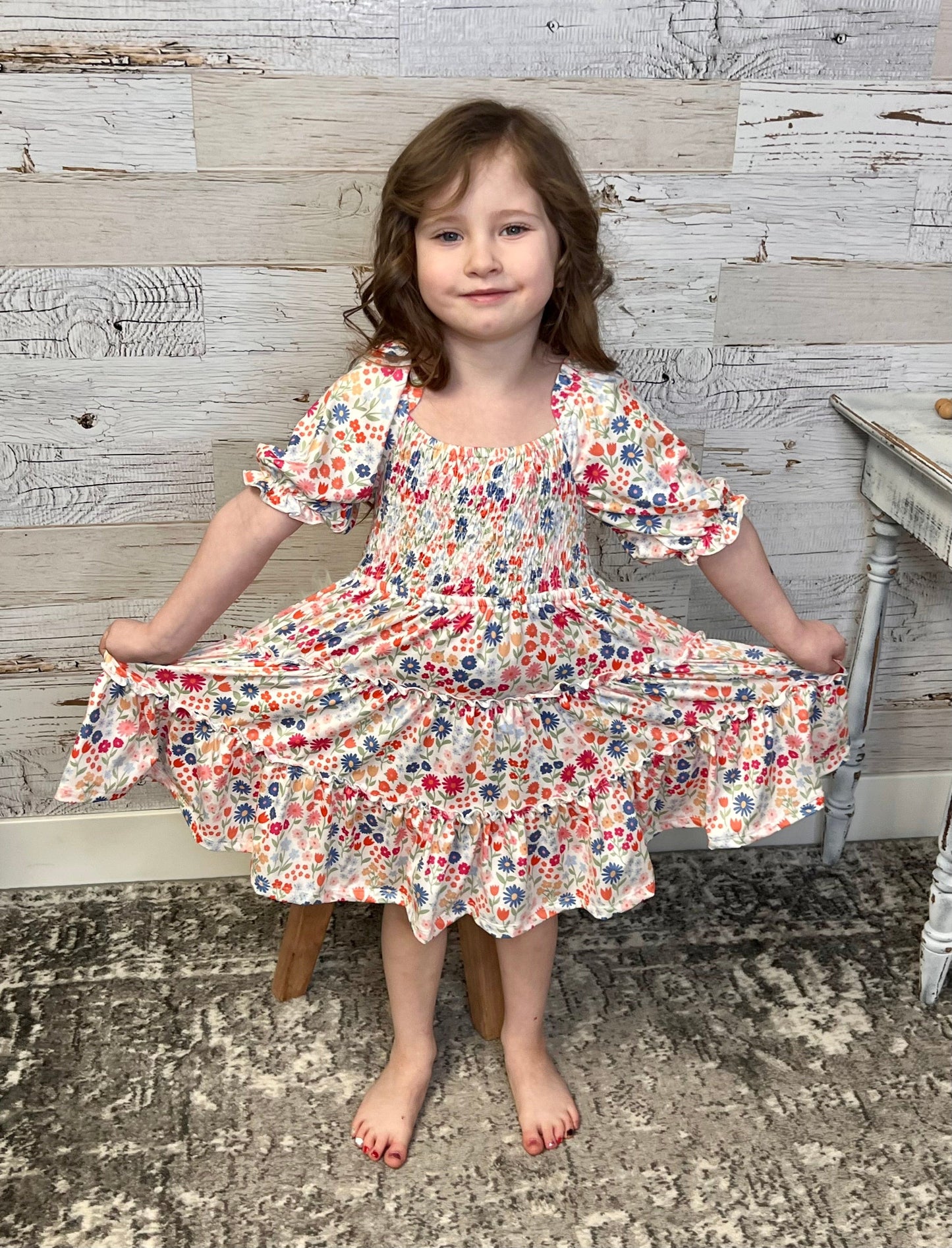 Meadow Magic Smocked Dress