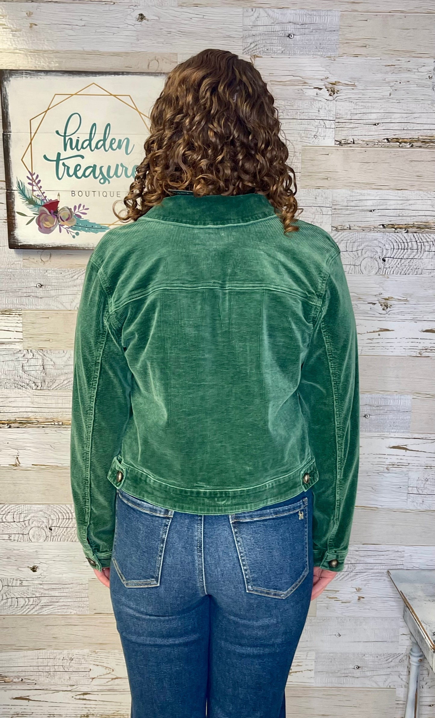 Julie Crop Corduroy Jacket