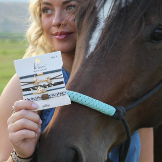"Gallop" Horse & Bit Hair Tie Bracelets