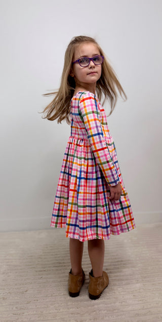 Plaid About You Twirl Dress