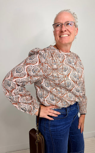 Camilla Textured Blouse