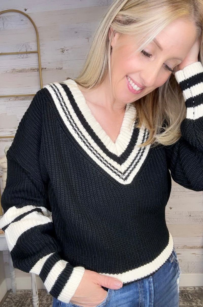 Jen Varsity Sweater