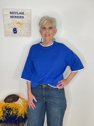 Blue Go Team Quarter Zip