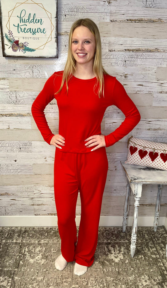 Sabrina Rendezvous Red Pant