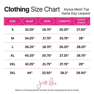 Football Leopard Mesh Top