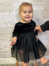 Black Velvet Tutu Dress