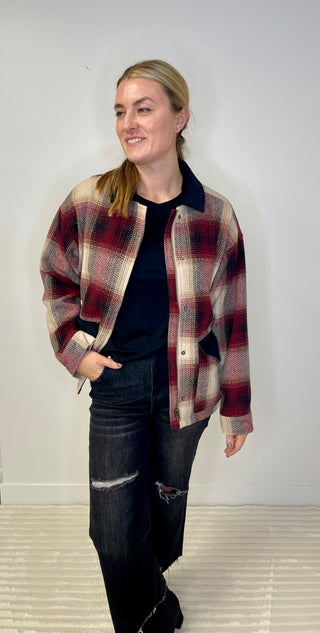 Blakely Plaid Chore Jacket