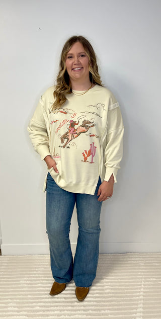 Ranch Girl Crew Pullover