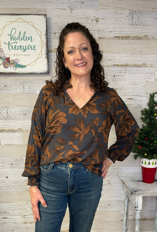 Boho Smocked Top