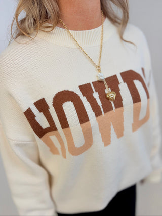Howdy Graphic Sweater