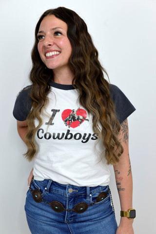 I Heart Cowboys Tee