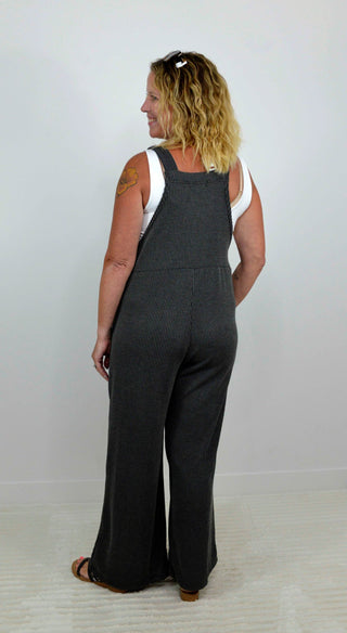 Black Boho Overalls