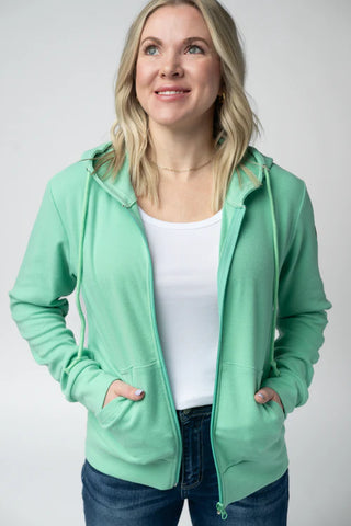 Fullzip Aquamarine Hoodie