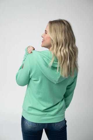Fullzip Aquamarine Hoodie