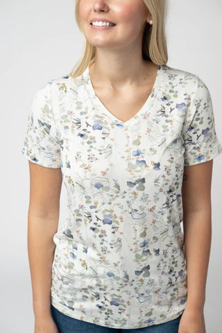 Sophie Olive Meadow Tee
