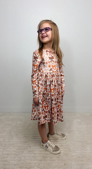 Fall Harvest Bows Twirl Dress