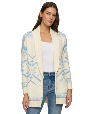 Aztec Shawl Collar Cardigan