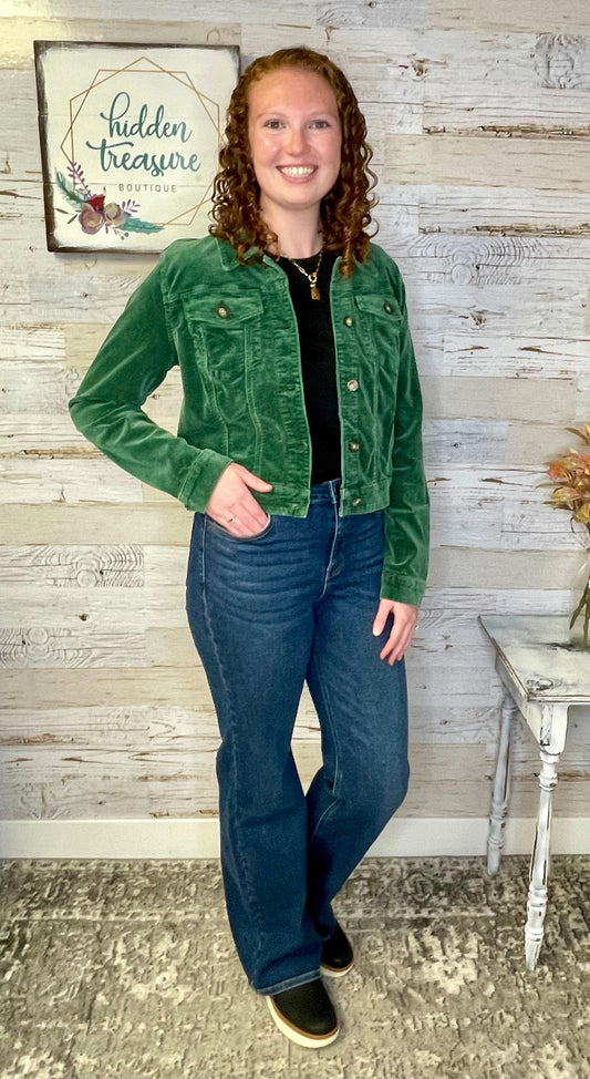 Julie Crop Corduroy Jacket