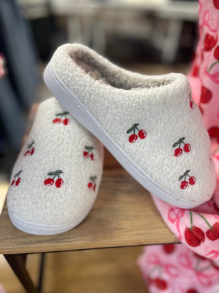 Cozy Cherry Slippers