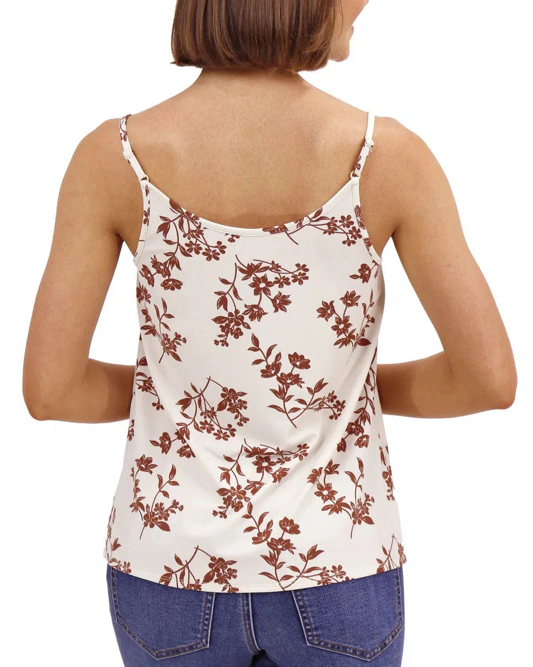 Scoop Neck Cami - Tossed Floral