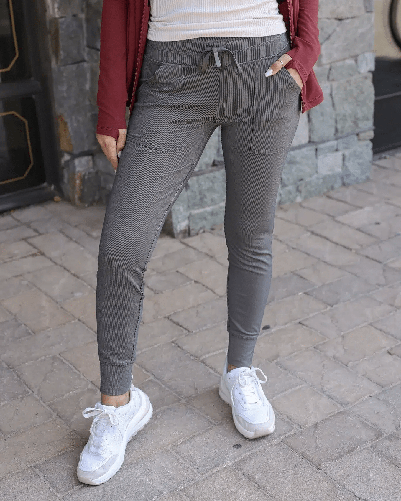 Performance Jogger Leggings - Grey