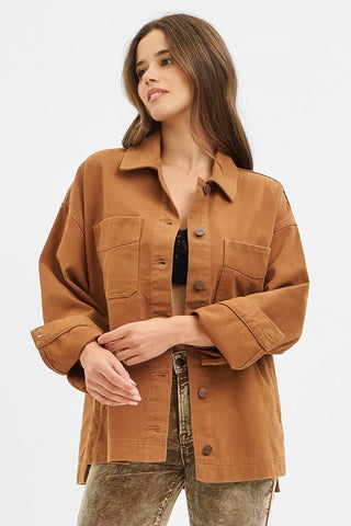 Oversized Step Hem Jacket