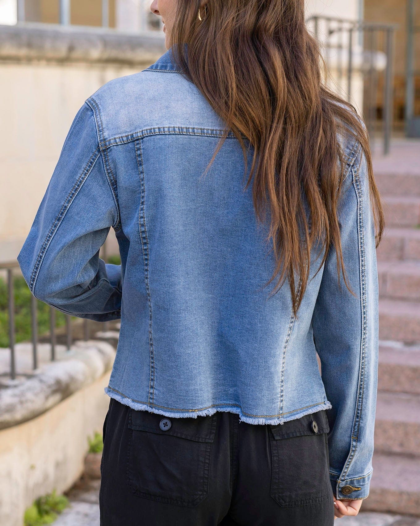 Soft Wash Denim Jacket - Mid Wash