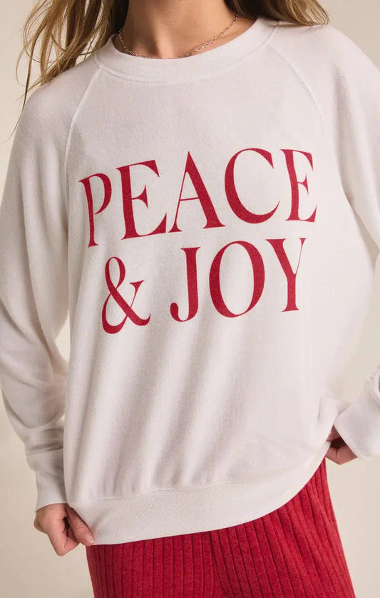 Peace & Joy Raglan Top