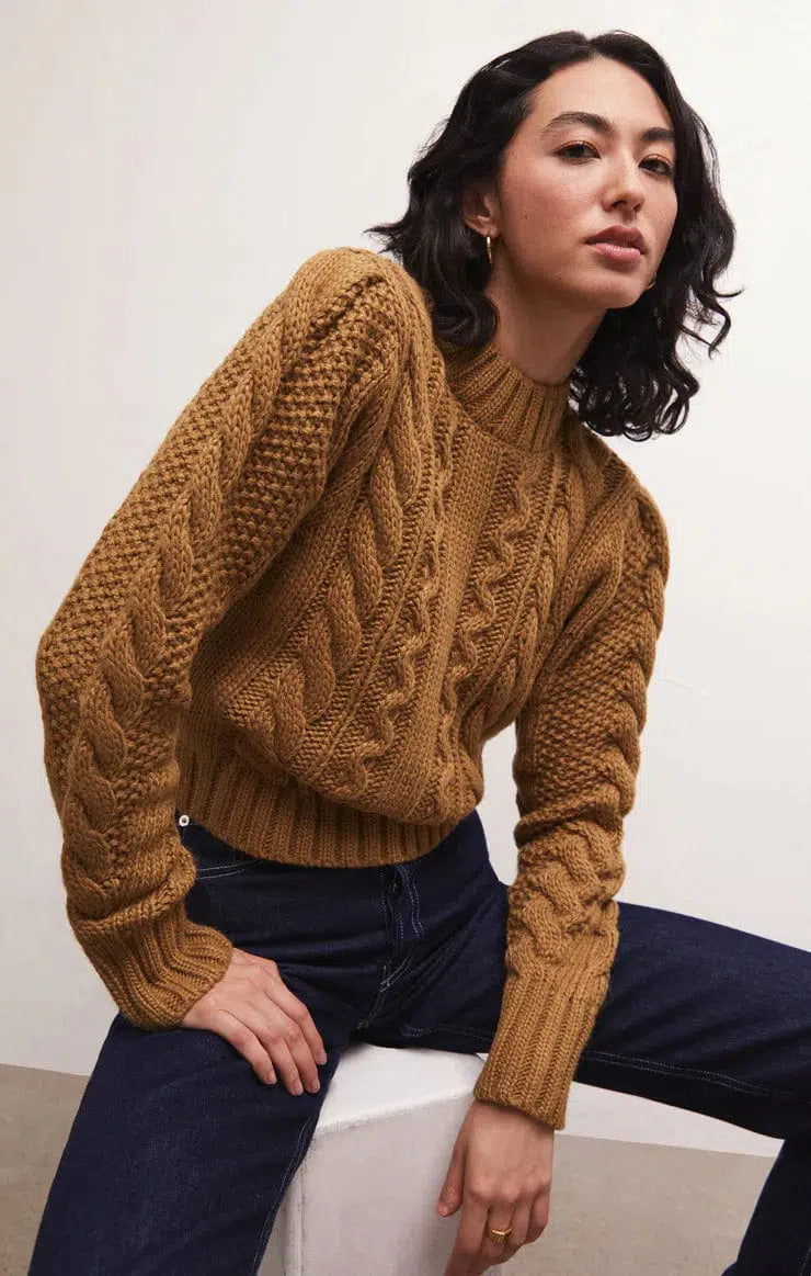 Catya Mock Neck Sweater