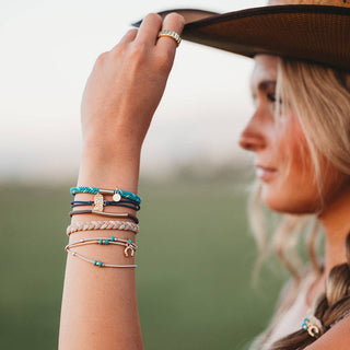 "Stride" Cowboy Boot Hair Tie Bracelets
