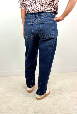 "Ab" Solution Barrel Jeans - Shop Hidden Treasure Boutique
