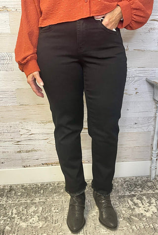 Ab Solution Slim Striaght - Black - Shop Hidden Treasure Boutique