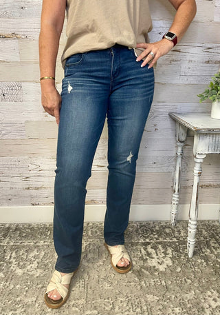 Ab Solution Straight Leg - Blue Vintage - Shop Hidden Treasure Boutique