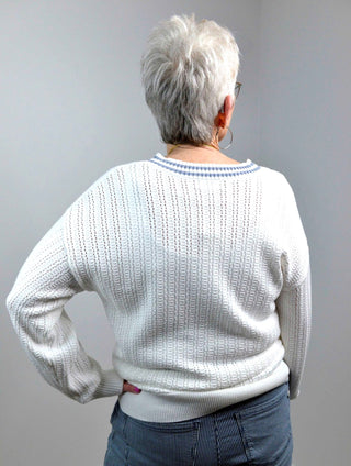 Alexis Ivory Sweater - Shop Hidden Treasure Boutique