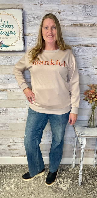 Always Thankful Pullover - Shop Hidden Treasure Boutique