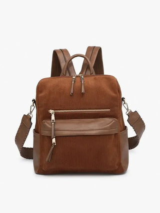 Amelia Corduroy Backpack - Shop Hidden Treasure Boutique