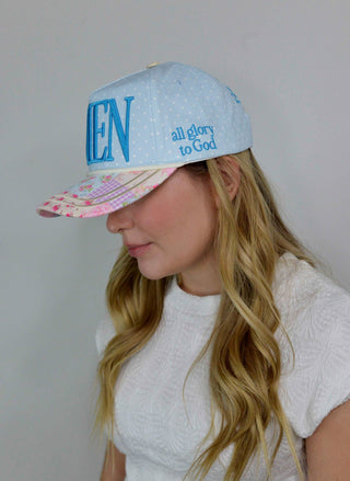 Amen Patchwork Cap - Shop Hidden Treasure Boutique