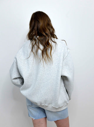 America/USA Mock Neck Sweatshirt - Shop Hidden Treasure Boutique